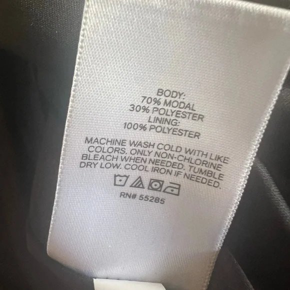 Express Short Sleeve Stretch Above Knee Black Dress Women XS Corp Classic Chic - Picture 12 of 13